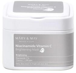 Mary&May Niacinamide Vitamin C Brightening Mask - 30 bucăți Masca de fata