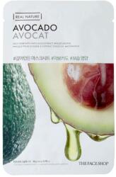 The Face Shop Real Nature, Sheet Mask cu avocado - 20 g Masca de fata