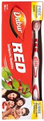 Dabur Periuță de dinți roșie + pastă de dinți pe bază de plante - 200 g
