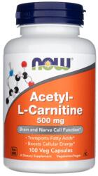 NOW Acetil-L-Carnitină 500 mg - 100 capsule Veg