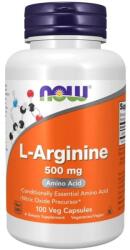 NOW L-Arginină 500 mg - 100 capsule vegetariene