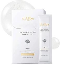 d'Alba Waterfull Vegan Night Mask cu trufe albe - 12x4 ml Masca de fata