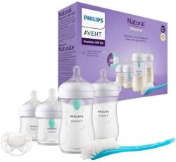 Philips Avent Set de sticle cadou pentru bebeluși - 4 sticle + suzetă + perie