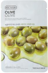 The Face Shop Real Nature, Sheet Mask cu extract de măsline - 20 g Masca de fata