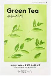 Missha Airy Fit Sheet Mask Green Tea - 1 buc Masca de fata