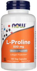 NOW L-Prolină 500 mg - 120 capsule vegetale