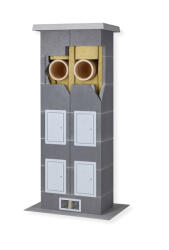 PGM d. o. o PGM DUPLA 20/20cm átmérő/7m magas, 3 rétegű szigetelt kéményrendszer