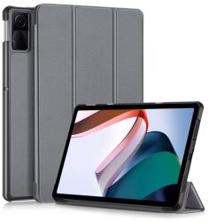 Gigapack Xiaomi Redmi Pad SE tok álló, bőr hatású (aktív flip, oldalra nyíló, trifold, asztali tartó) sötétszürke (GP-150456)