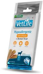FARMINA Vet Life Dental Treat Hypoallergenic Fish Medium/Maxi 100 g batoane dentare pentru caini de talie medie si mare, cu peste