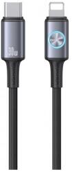 USAMS SJ753USB01 1, 2m Type-C/Lightning 30W PD sötétszürke adat- és töltőkábel (SJ753USB01)