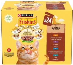 Friskies nedves macskaeledel válogatás szószban - csirkével, báránnyal, lazaccal, tonhallal 4 x