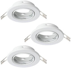 EGLO Süllyesztett lámpa keret, 3 darabos - Agulo 1 Eglo 75788, 3xGU10 foglalattal, 220-240 V, IP20/IP23 (75788)