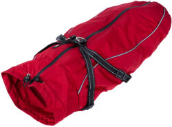  TIAKI TIAKI Arkon kutyakabát hámmal, piros, háthossz: 65cm