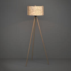 EGLO Fa tripod állólámpa, 150 cm - Hontongas Eglo 390326, talpkapcsolós, 1xE27 foglalattal, IP20, 220-240 V (390326)