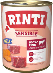 RINTI 6x800g RINTI Sensible nedves kutyatáp - Marha & édesburgonya