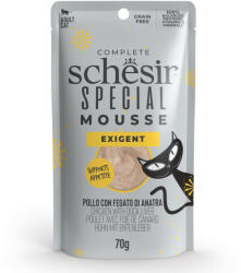 Schesir 12x70g Schesir Special Exigent csirke & kacsamáj nedves macskatáp