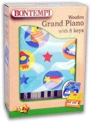 Bontempi pian din lemn cu 8 clape bleu