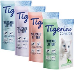  Tigerino 6x5l Tigerino Crystals vegyes próbacsomag 4 különböző fajtával: classic, levendula, virág, aloea vera