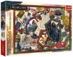 Trefl 1000 db-os puzzle - Így neveld a sárkányodat (10959) (10959)