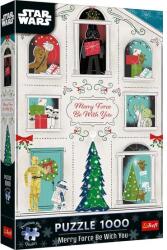 Trefl 1000 db-os Premium Plus puzzle - Star Wars karácsony (12087) (12087)