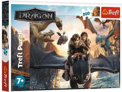 Trefl 200 db-os puzzle - Így neveld a sárkányodat (13348) (13348)