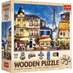 Trefl 1000 db-os Wooden Puzzle - Francia utca (20209) (20209)