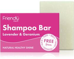 Friendly Soap Natural Shampoo Bar Lavender & Geranium természetes szappan hajra 95 g