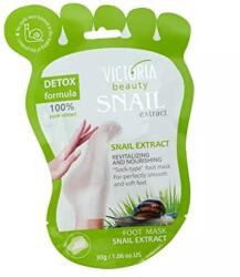 Victoria Beauty VICTORIA SNAIL Lábmaszk - Revitalizáló és Tápláló Csiganyál kivonattal 1pár 30gr