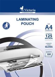 Victoria A4 fényes lamináló fólia, 125 mikron, 100 db (ILKVF1254)