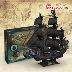 CubicFun 3D puzzle játék 308 darabos Anna királynő bosszúja hajó