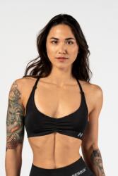 NEBBIA Medium-Support Sportmelltartó TOTALLY SEAMLESS 305 - black (M) - NEBBIA