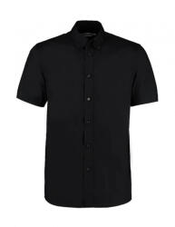 Kustom Kit Férfi rövid ujjú Ing Kustom Kit Classic Fit Workforce Shirt XL, Fekete