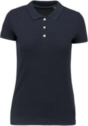 Kariban Női galléros póló Kariban KA2001 Ladies' Supima® Short Sleeve polo Shirt -L, Navy