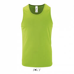 SOL'S Férfi SOL'S SO02073 Sol'S Sporty Tt Men - Sports Tank Top -M, Neon Green