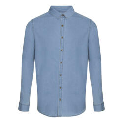 So Denim Férfi ing So Denim SD040 Jack Denim Shirt -S, Light Blue