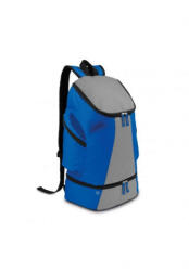 Kimood Uniszex hátizsák Kimood KI0102 Sports Backpack -Egy méret, Royal Blue/Light Grey