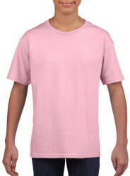 Gildan Gyerek póló Rövid ujjú Gildan Softstyle Youth T-Shirt - L (140/152), Világos rózsaszín (pink)