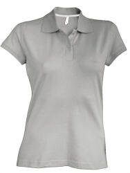Kariban Női galléros póló Kariban KA242 Ladies' Short-Sleeved polo Shirt -S, Oxford Grey