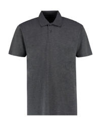 Kustom Kit Férfi rövid ujjú galléros póló Kustom Kit Men's Regular Fit Workforce Polo 4XL, Sötétszürke marl