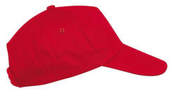K-UP Gyerek sapka K-UP KP041 First Kids - Kids' 5 panel Cap -Egy méret, Red