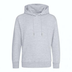 Just Hoods Uniszex kapucnis pulóver Just Hoods AWJH201 Organic Hoodie -M, Heather Grey