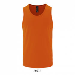 SOL'S Férfi SOL'S SO02073 Sol'S Sporty Tt Men - Sports Tank Top -M, Neon Orange