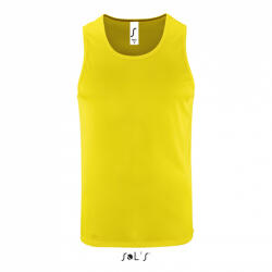 SOL'S Férfi SOL'S SO02073 Sol'S Sporty Tt Men - Sports Tank Top -L, Neon Yellow
