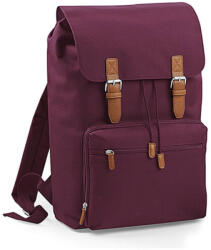 BagBase Hátizsák Bag Base Vintage Laptop Backpack - Egy méret, Burgundi vörös