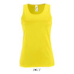 SOL'S Női SOL'S SO02117 Sol'S Sporty Tt Women - Sports Tank Top -M, Neon Yellow