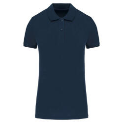 Kariban Női galléros póló Kariban KA2026 Ladies' Organic 180 piqué polo Shirt -XL, Navy