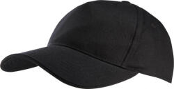 K-UP Uniszex sapka K-UP KP124 Sandwich peak Cap - 5 panels -Egy méret, Black