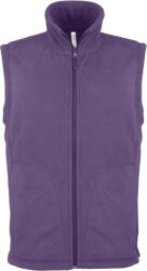Kariban Férfi Kariban KA913 Luca - Men'S Micro Fleece Gilet -L, Purple