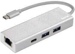 Hama Usb Type-c Hub - 2 Usb, 1 Usb Type-c, Lan (200108)