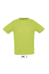 SOL'S Férfi póló SOL'S SO11939 Sol'S Sporty - Raglan Sleeved T-Shirt -XS, Apple Green